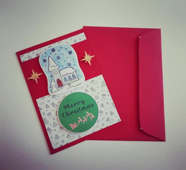 Weihnachtskarte "Merry Christmas 3"